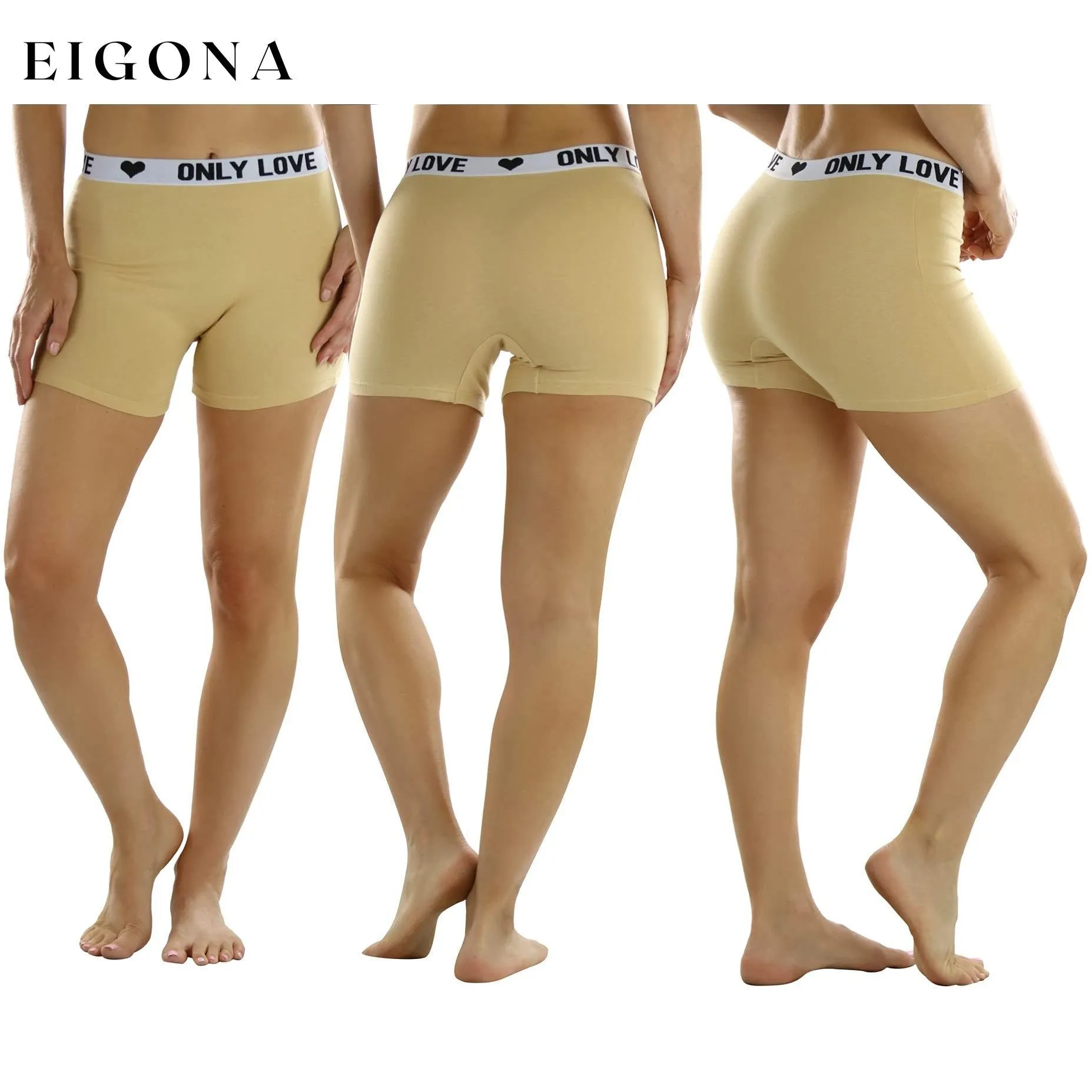 6-Pack: Women's Short Length Biker Bermuda Shorts