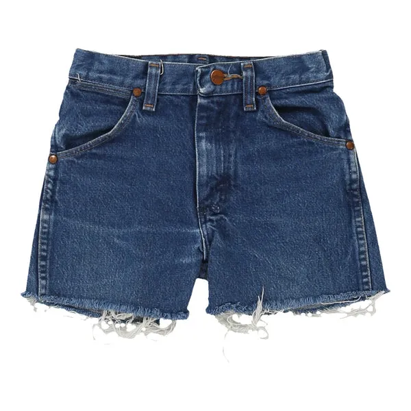 Age 11 Wrangler Denim Shorts - 22W 3L Blue Cotton