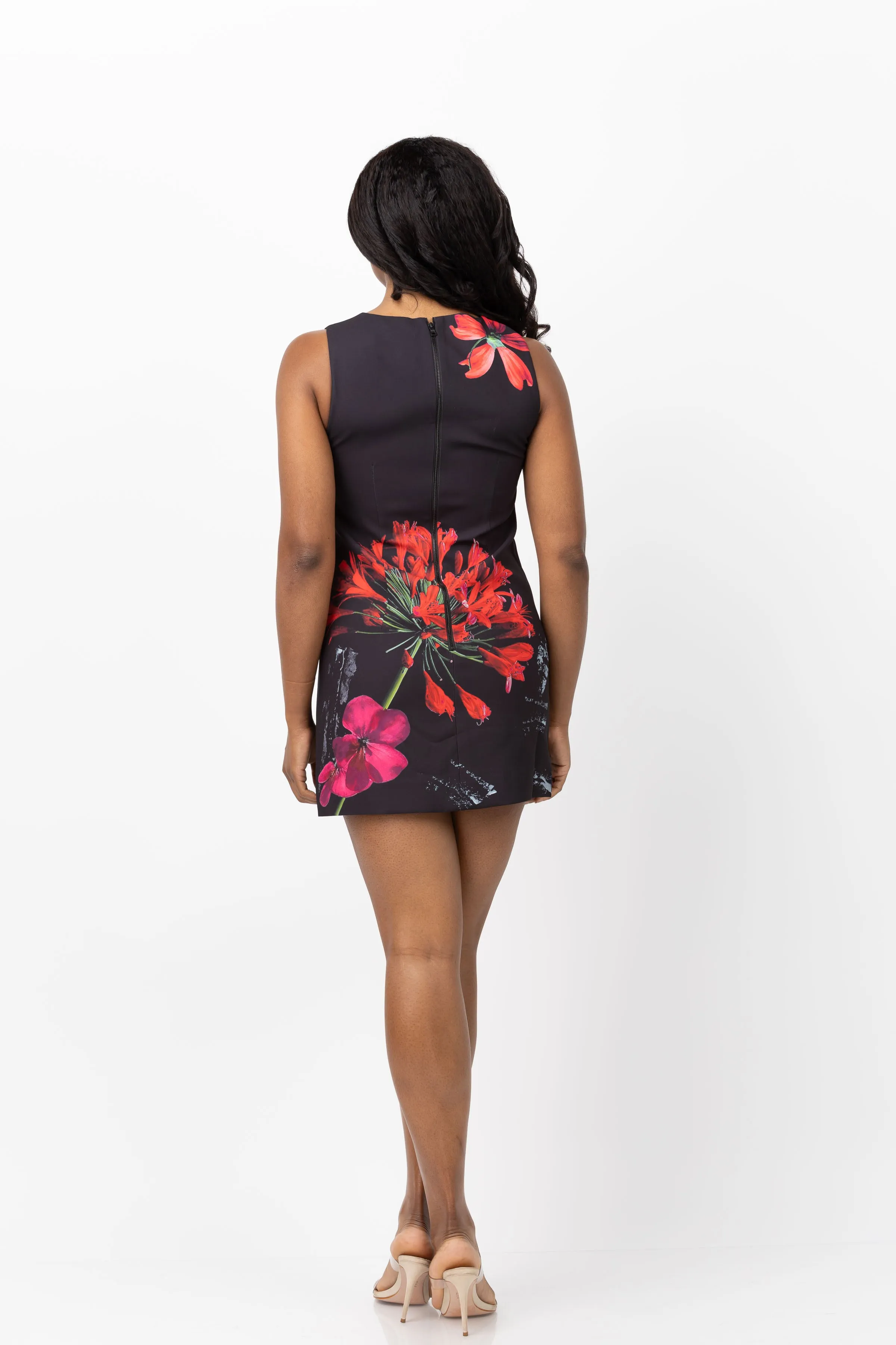 Alice   Olivia Clyde Shift Dress in Azalea Floral