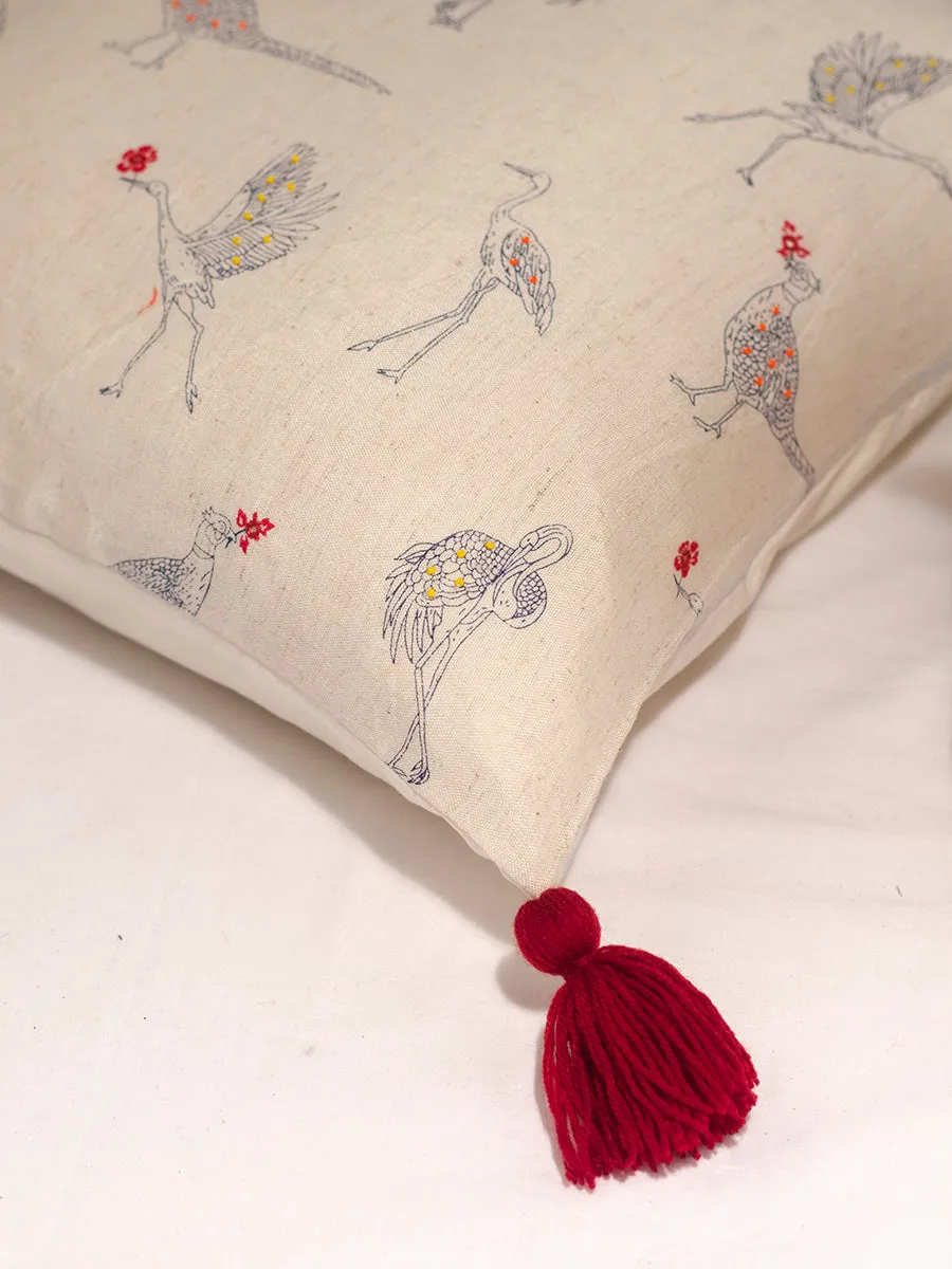 Aurora Embroidered Cushion Cover