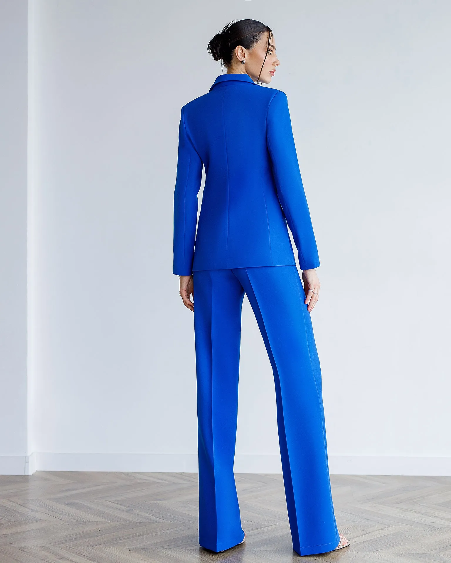 Blue Single-Breasted Suit 3-Piece