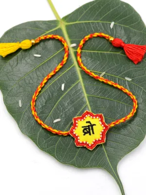 Bro Hand-Embroidered Rakhi