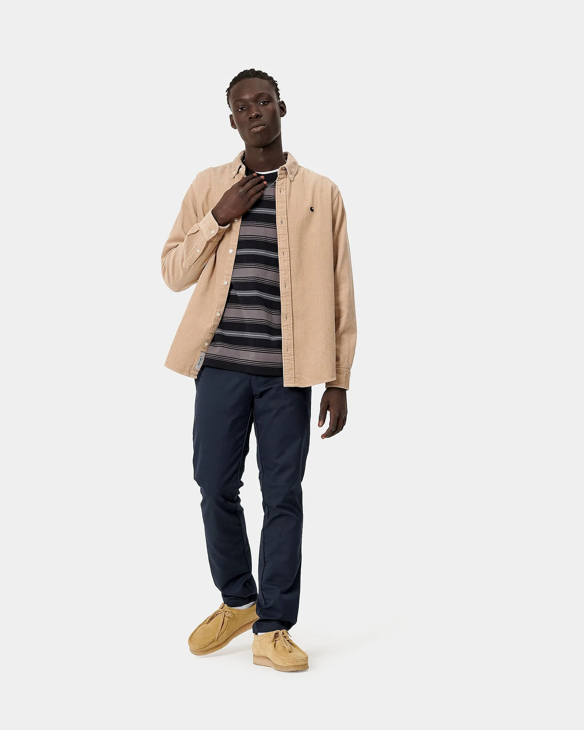 Carhartt WIP Sid Pant Slim Tapered Mens Chinos - Dark Navy Rinsed