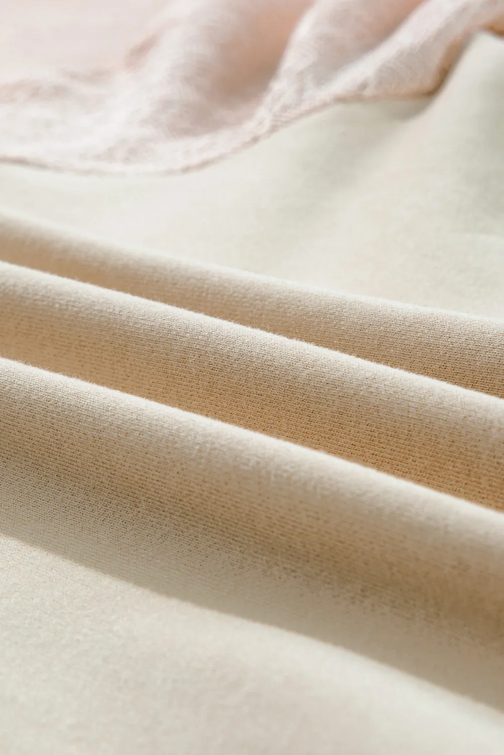 Casual Cream Knitted Top