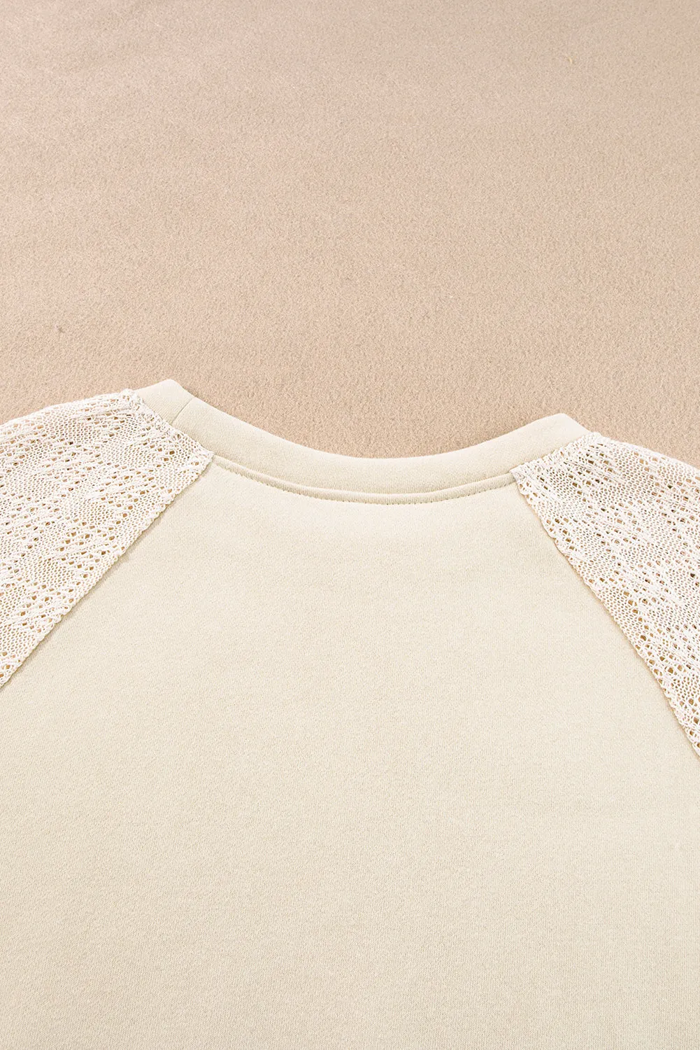 Casual Cream Knitted Top