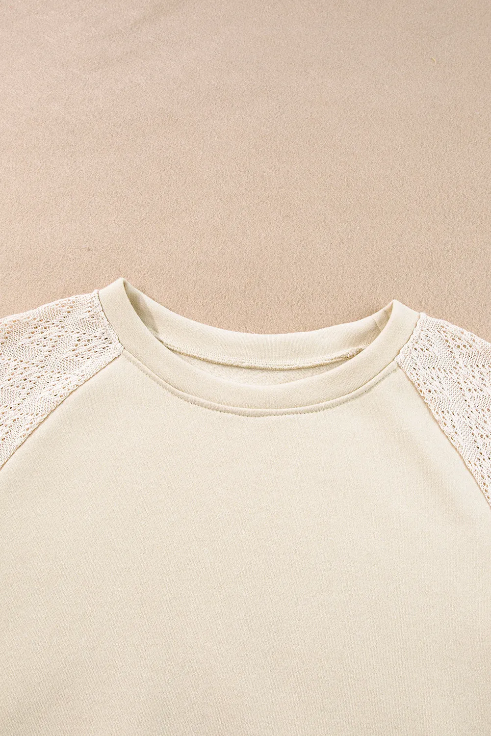Casual Cream Knitted Top