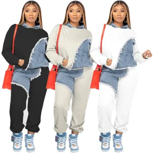 Casual sweater long two-piece suit (AY2514)