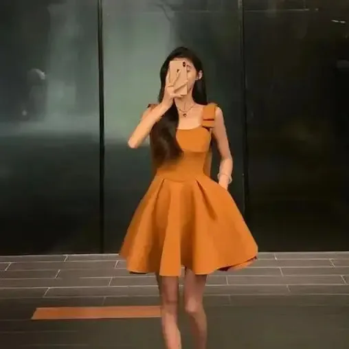Elegant Waist-Enhancing Dress