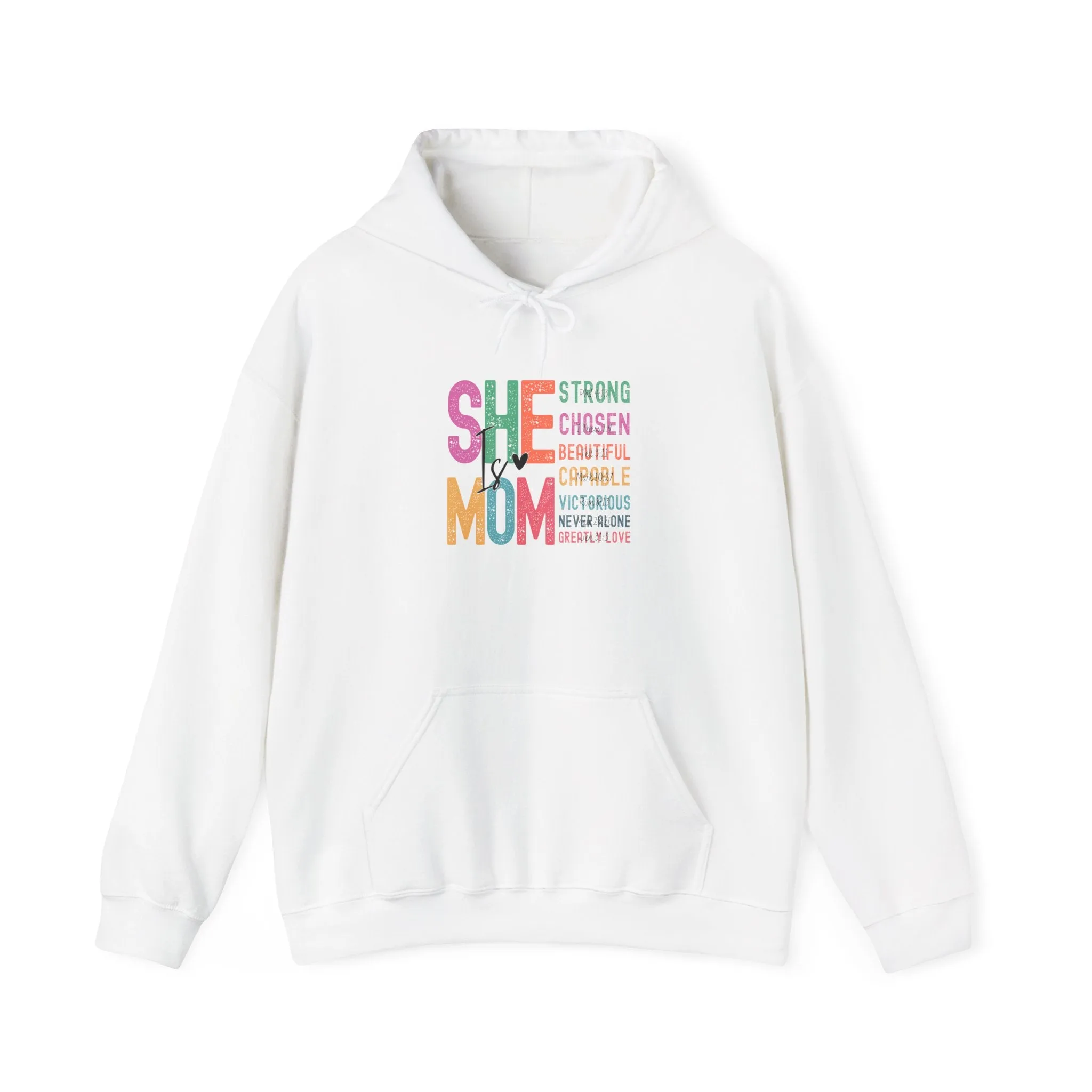 Empowering Mom Hoodie, Strong Mom Sweatshirt, Inspirational Gift for Moms, Cozy Hooded Sweatshirt, Mother's Day Apparel