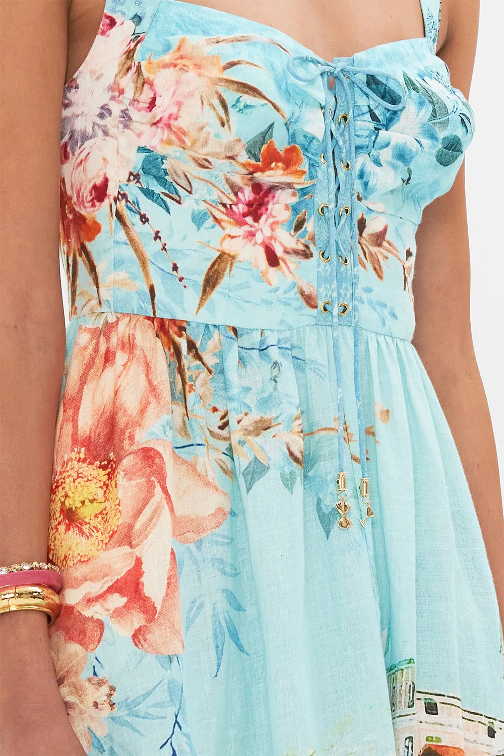 EYELET BUSTIER DRESS FROM SORRENTO WITH LOVE