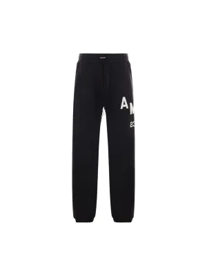 Hockey Logo Patched Sweatpants
