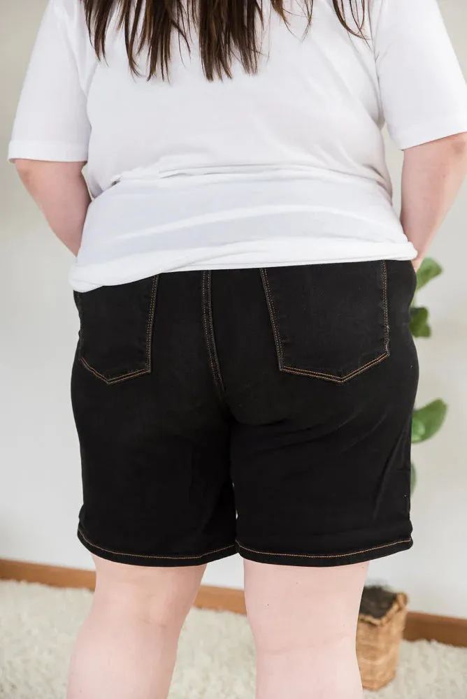 Judy Blue Black High Waist Shorts