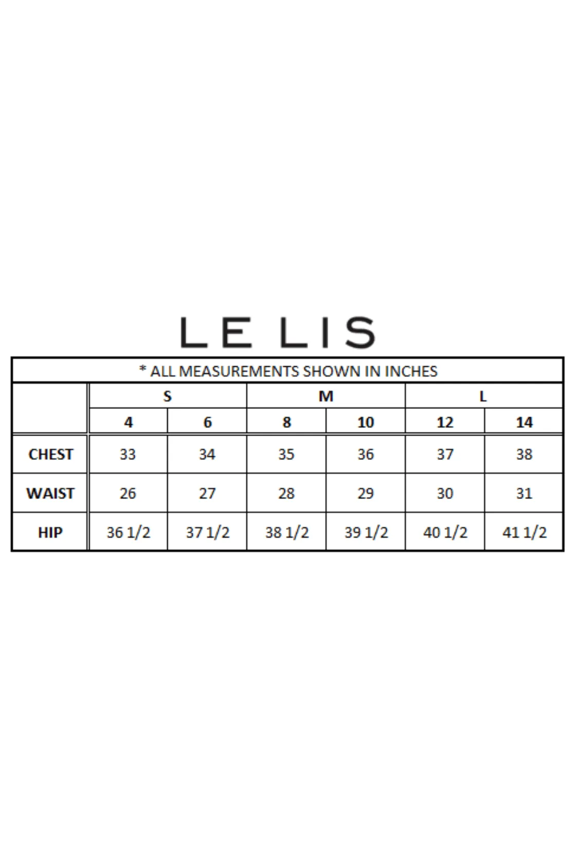 LE LIS Mid Length Denim Shorts