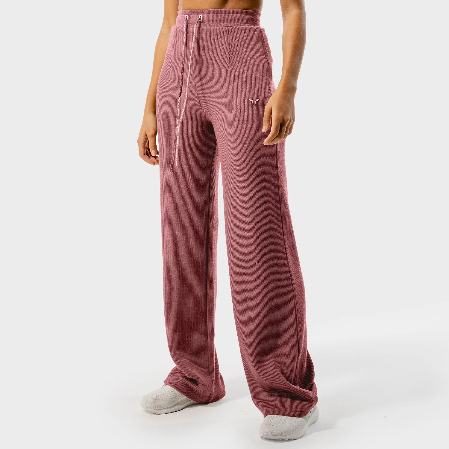 Luxe Wide Leg Pants - Baby Pink
