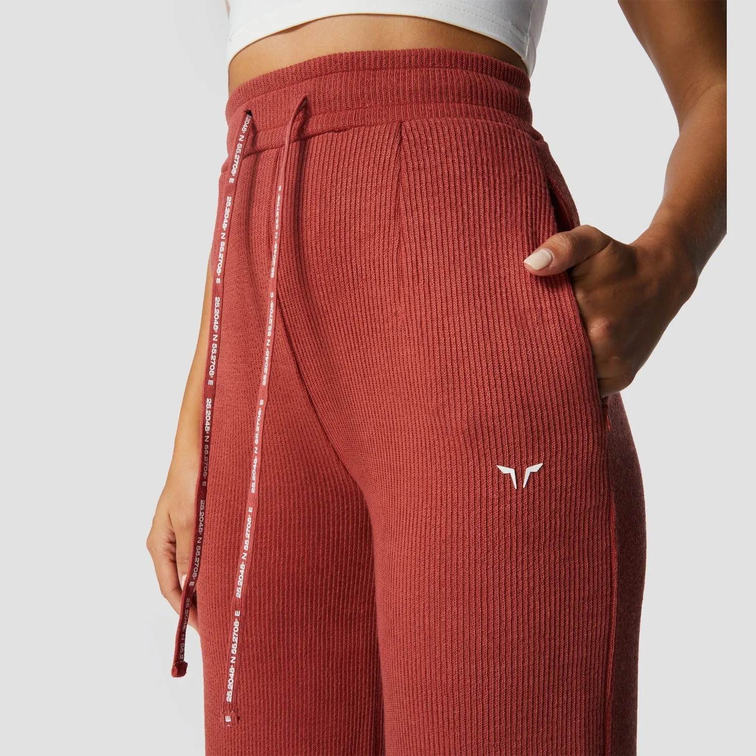 Luxe Wide Leg Pants - Rose