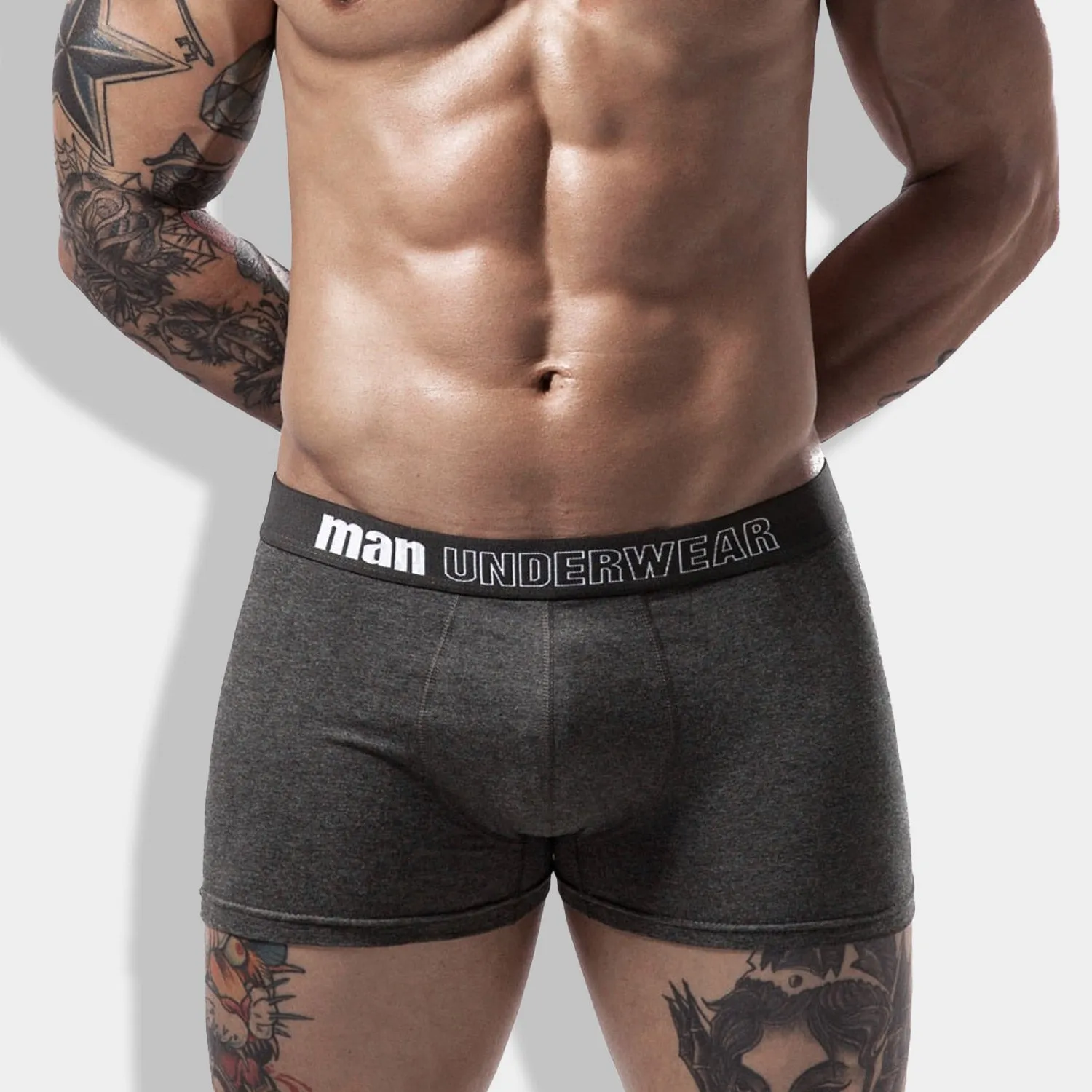 Man Basic Boxer Briefs 6-Pack