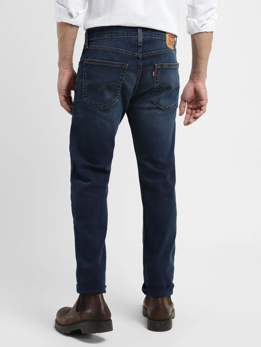 Men's 512 Blue Slim Tapered Fit Mid Rise Jeans