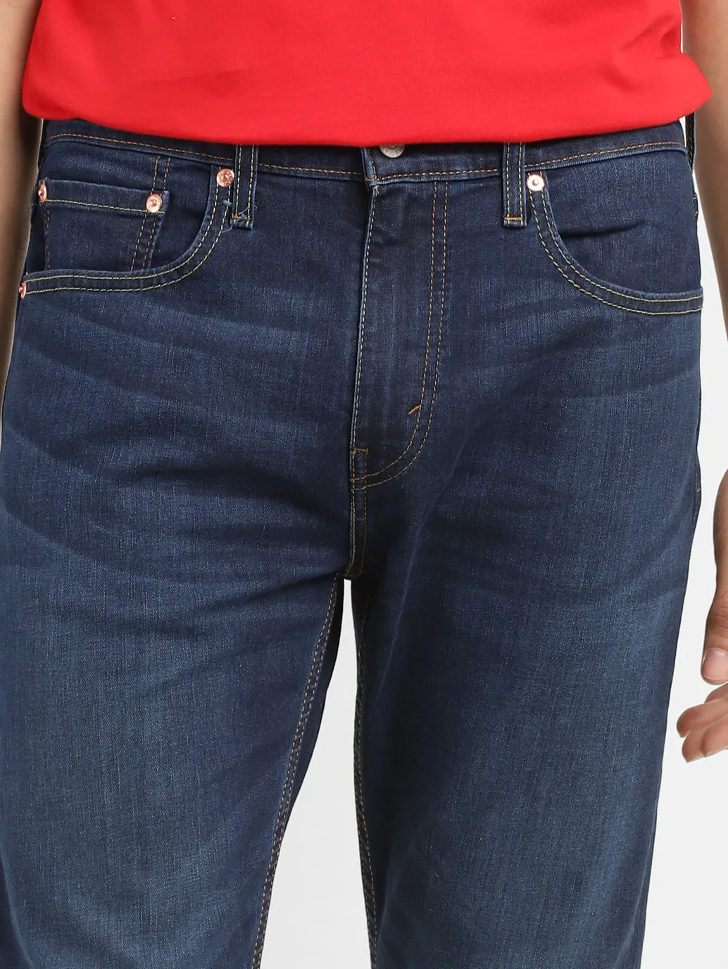 Men's 512 Blue Tapered Fit Mid Rise Jeans