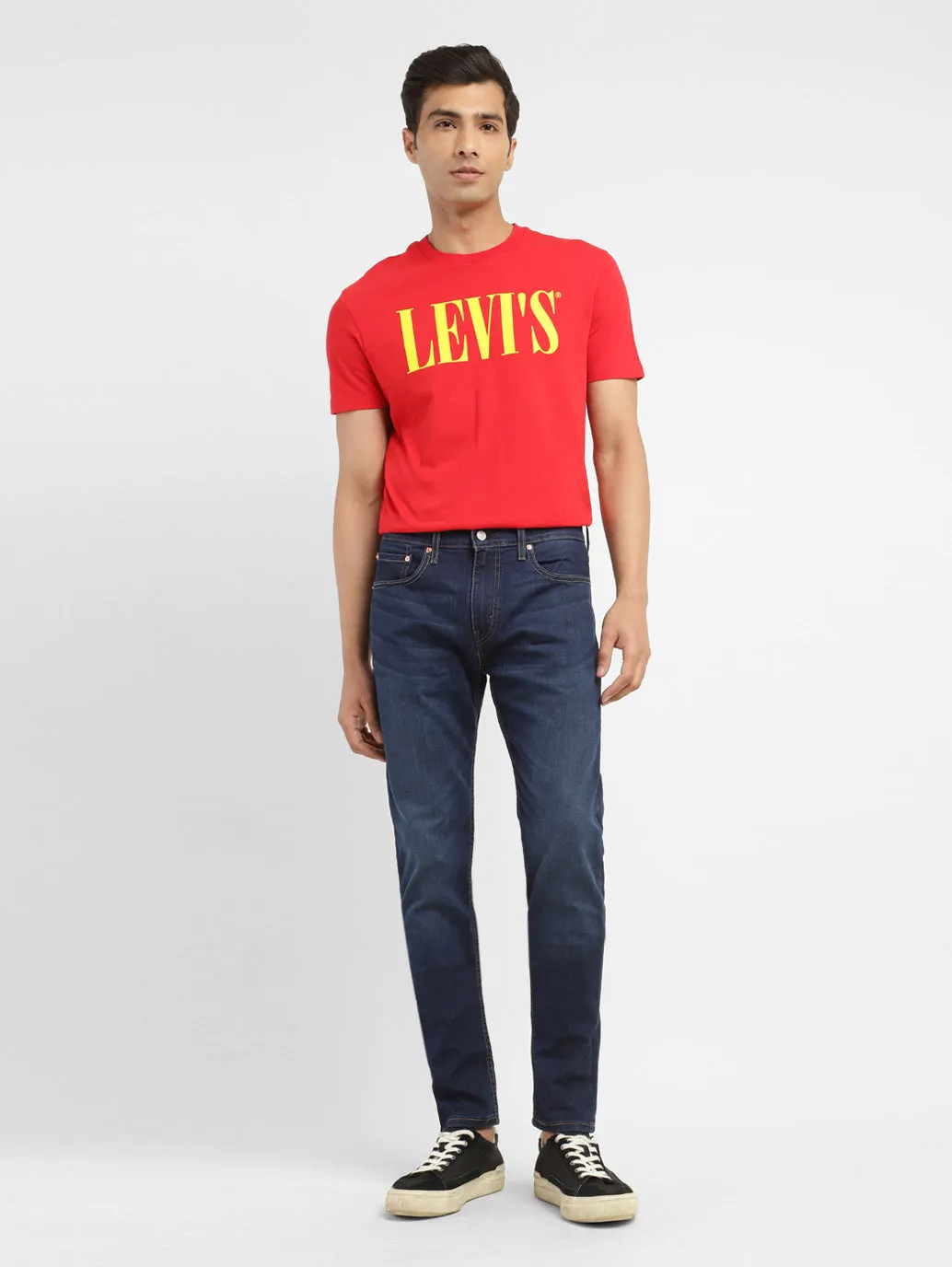 Men's 512 Blue Tapered Fit Mid Rise Jeans