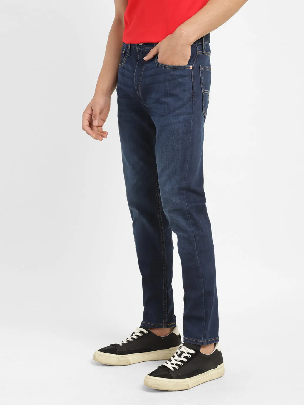 Men's 512 Blue Tapered Fit Mid Rise Jeans