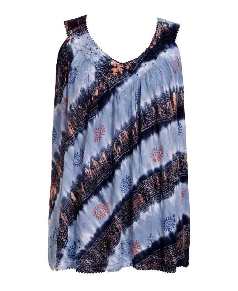 Native Print Tie Dye Tanktop 18714