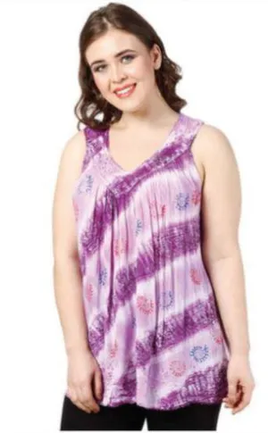 Native Print Tie Dye Tanktop 18714