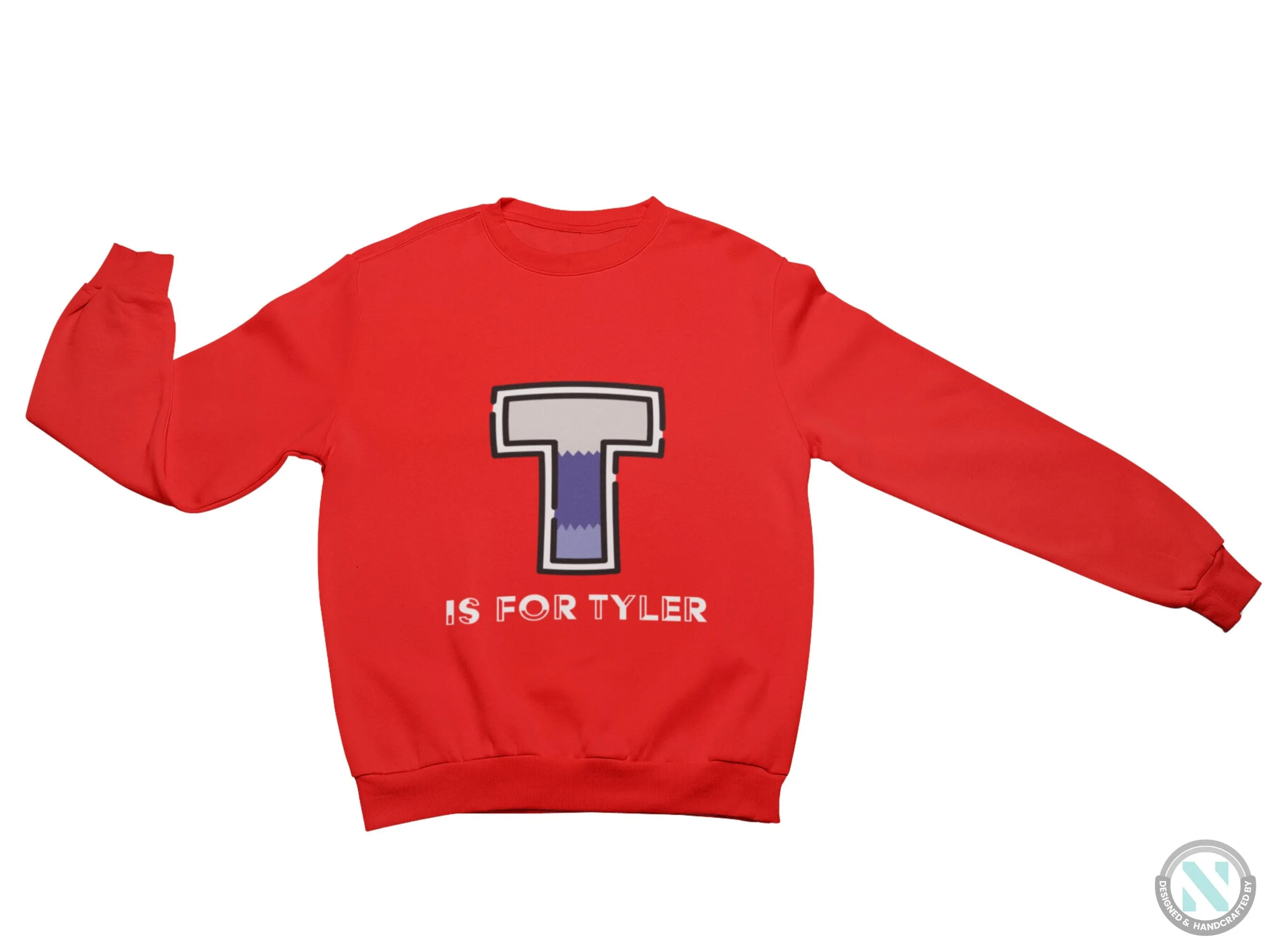 Personalized Your Initial T on Autumn Hoodie for Toddler Boys for Birthday