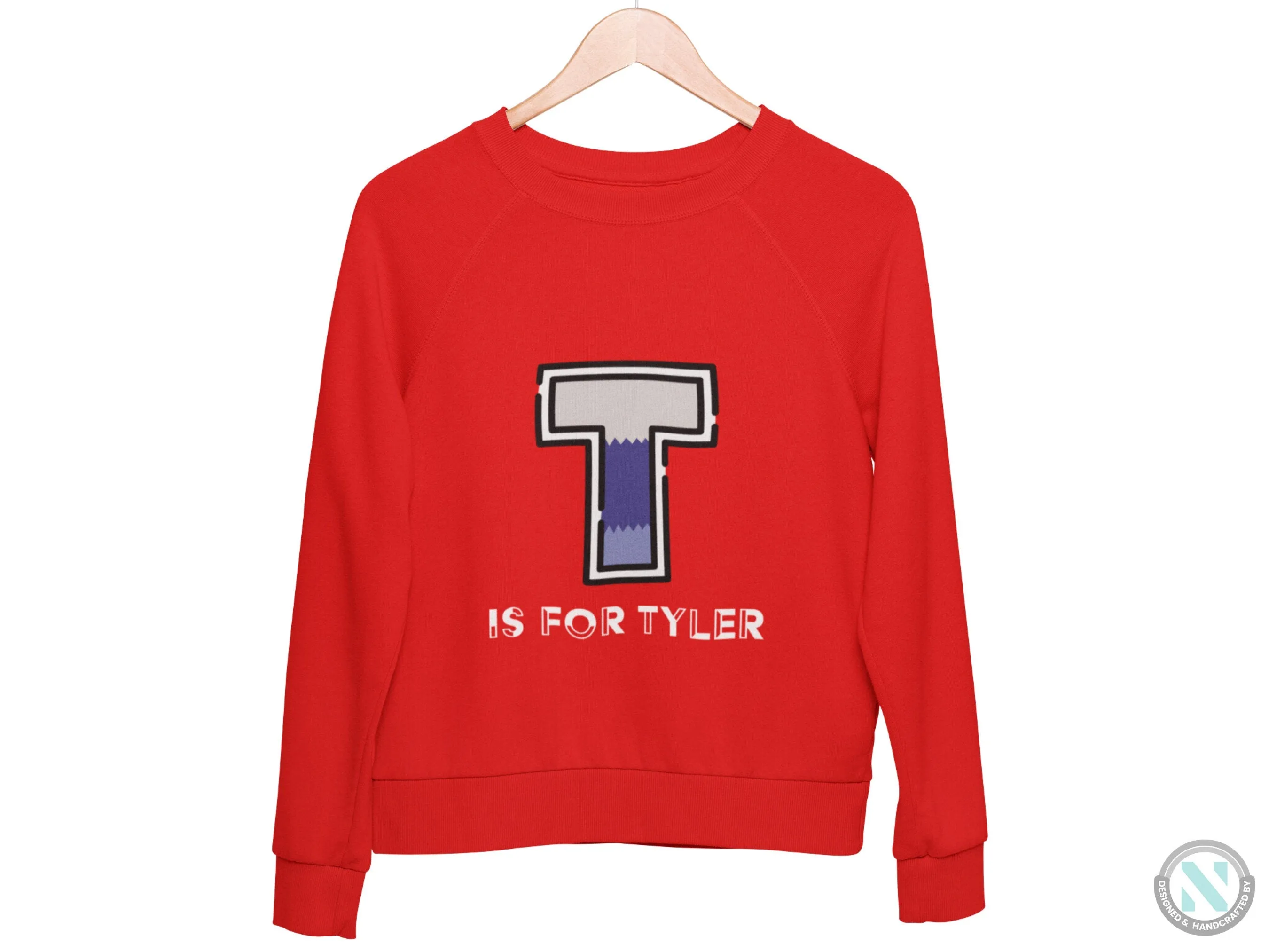 Personalized Your Initial T on Autumn Hoodie for Toddler Boys for Birthday