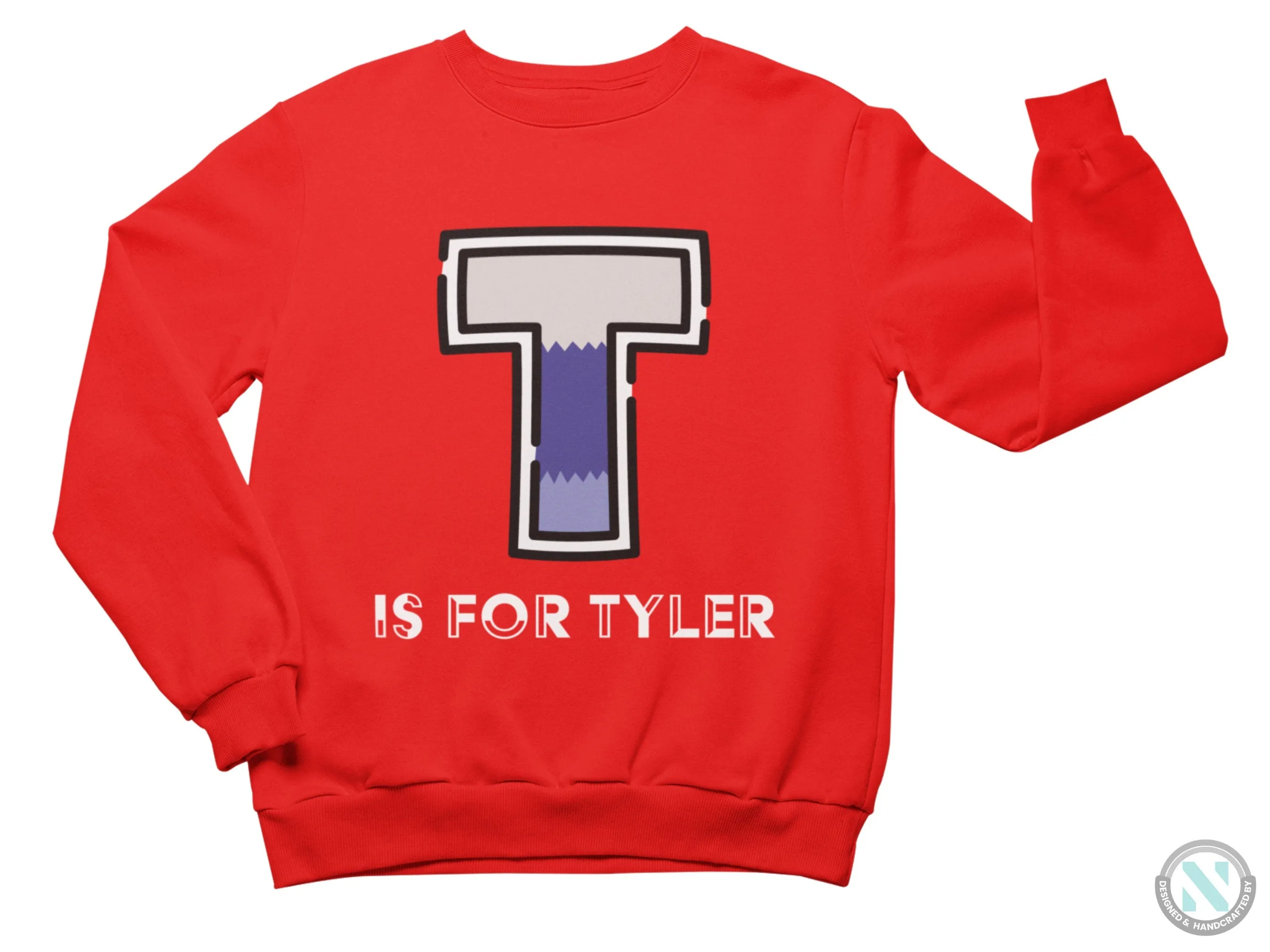 Personalized Your Initial T on Autumn Hoodie for Toddler Boys for Birthday
