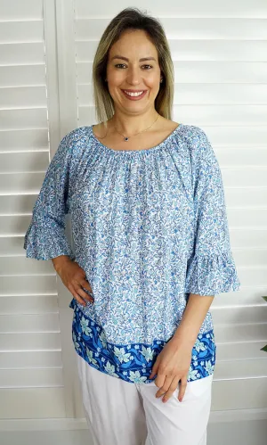 Rayon Capri Top Babylon, More Colours
