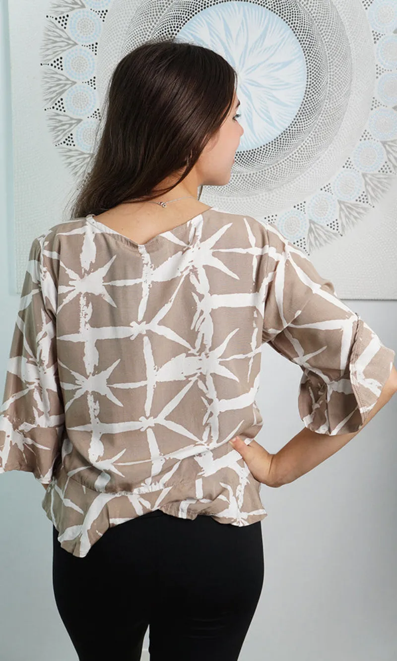 Rayon Top Ruched Hampshire, More Colours
