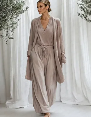 Simple 3-Piece Cotton Lounge Set