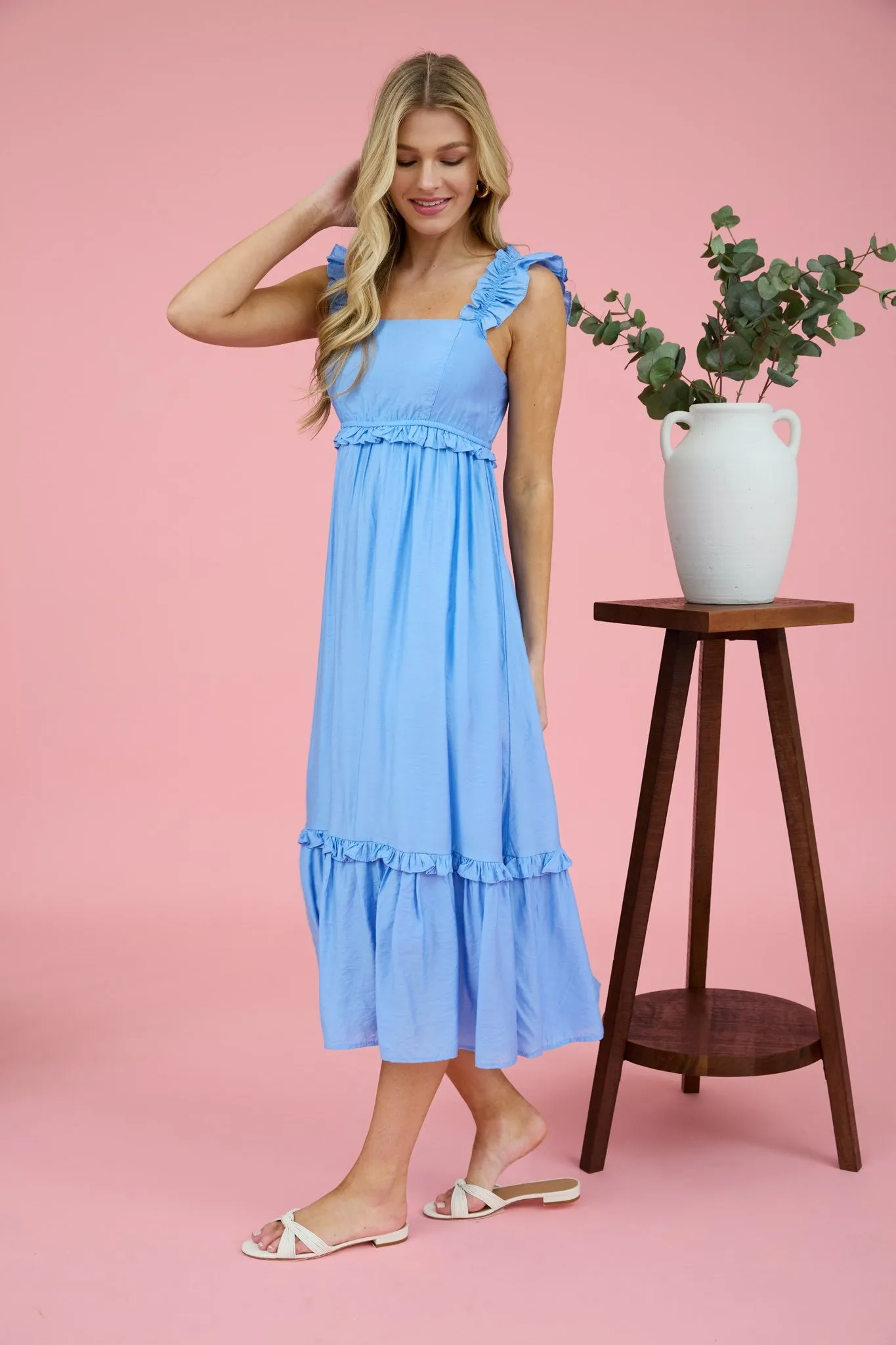 Soft Embrace Midi Sundress