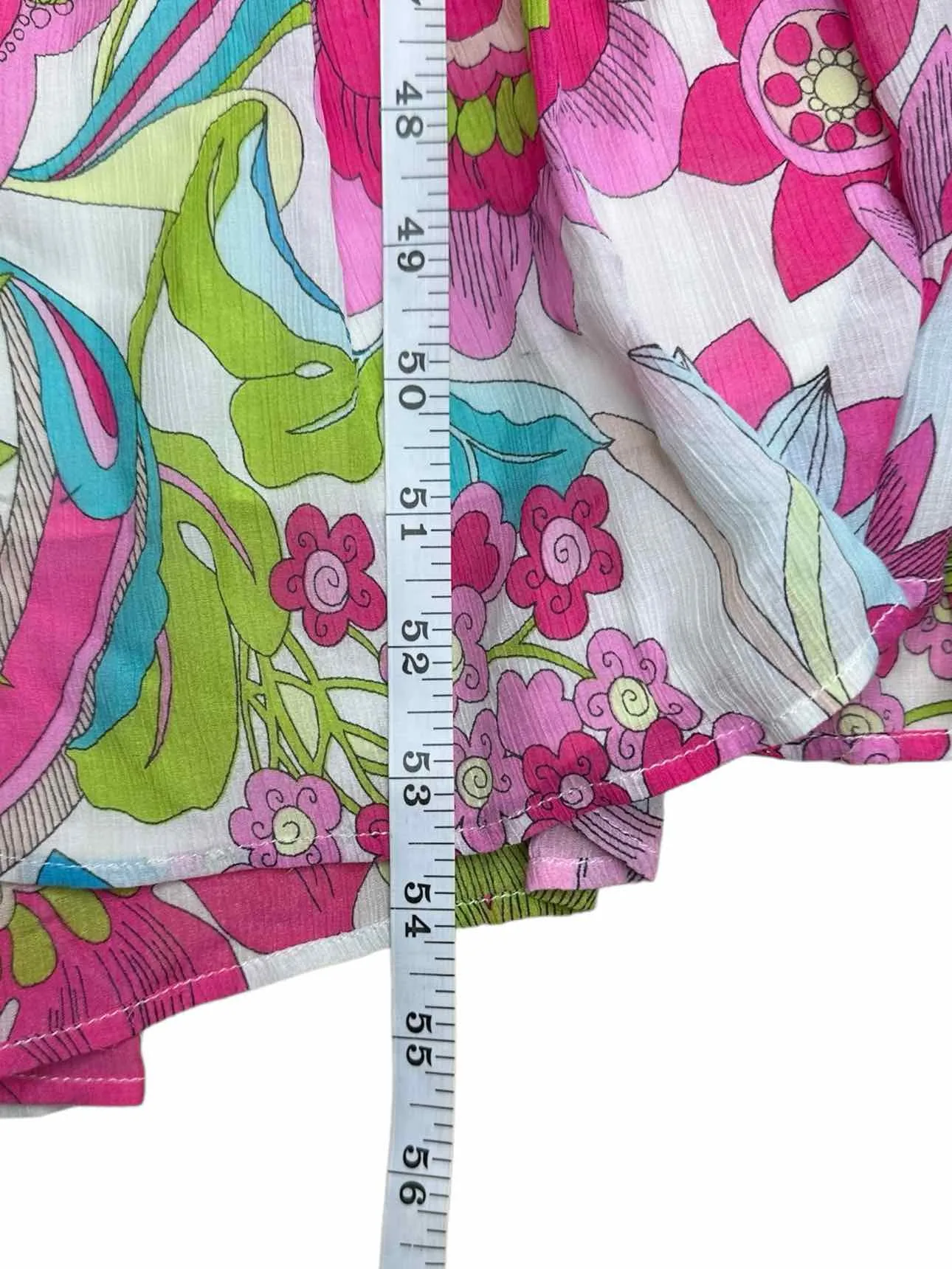 Trina Turk Silk Blend Pink Floral Maxi Sundress Size M