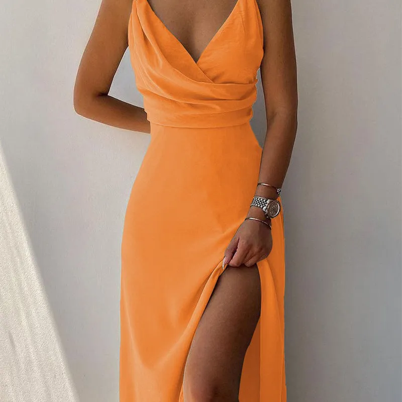 Women's Midi Slip Dress