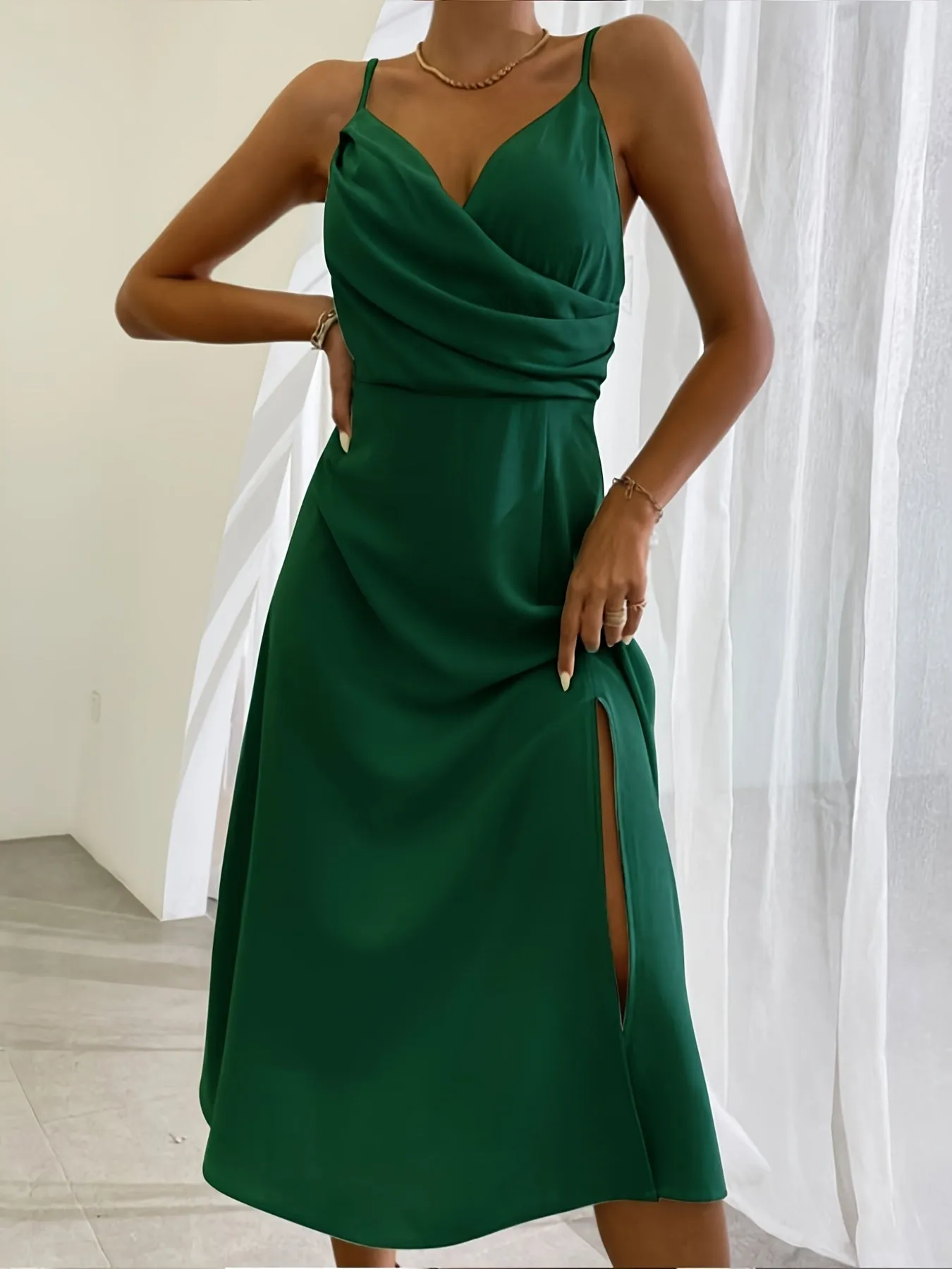 Women's Midi Slip Dress