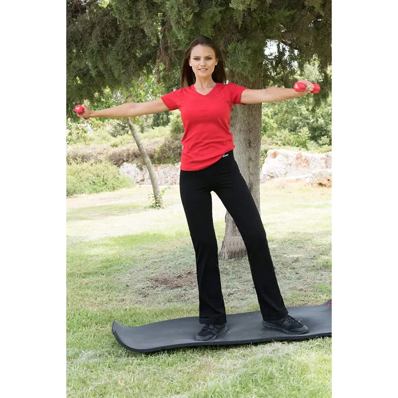 Women's Solid Bootcut Yoga Pants High Waist Workout Leggings